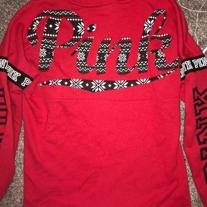 PINK Crew Neck Sweatshirt